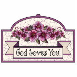 "God Loves You!" - Decorative Sign 02 photo sculptures