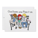 God Loves You Pass it On invitations