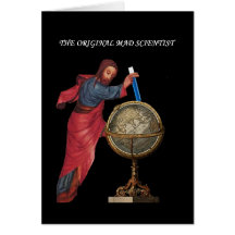 God "mad scientist" card