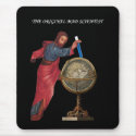 God "mad scientist" mousepads