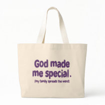 God Made me Special Canvas Bags