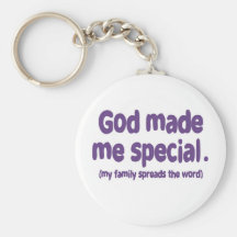 God Made me Special Keychain