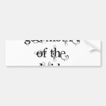 God Mother of the Bride Bumper Sticker