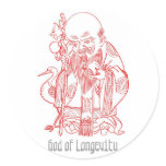 God of Longevity - Designer Peel Off Sticker