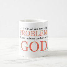 God Quote Problem Coffee Mug