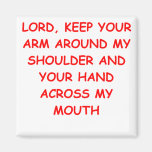 GOD REFRIGERATOR MAGNET