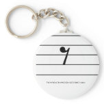 God rested on the seventh day and listened to... keychains