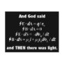 God Said Let There Be Light Religious Satire