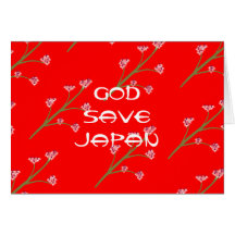 GOD SAVE JAPAN GREETING CARD