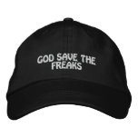 GOD SAVE THE FREAKS embroidered hats
