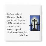 God So Loved the World Fridge Magnets