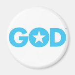 God Star Fridge Magnet