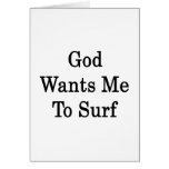 God Wants Me To Surf Cards