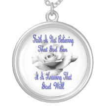 God Will Sterling Silver Necklace
