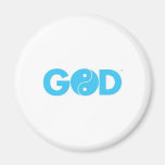 God Yin Yang Fridge Magnets
