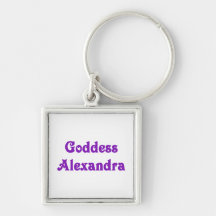 Goddess Alexandra Keychain