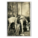 *Goddess and Horse* Vintage cards