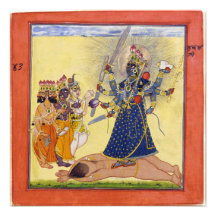 Goddess Bhadrakali Worshipped by the Gods 1675 Invitations