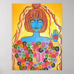 GODDESS BRIDE OF FLOWERS  POSTER posters