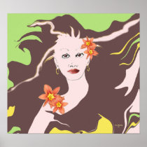 Goddess - Daylily Posters