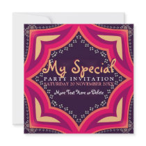 Goddess Diva Special Event Party Invitation