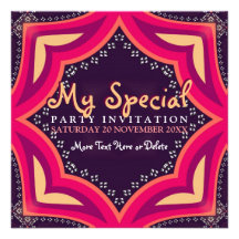 Goddess Diva Special Event Party Invitation