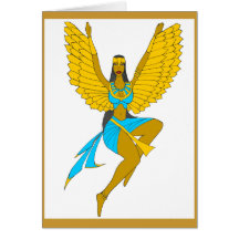 GODDESS ISIS GREETING CARDS