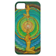 Goddess Isis Wings Mandala Art iPhone 5 Case