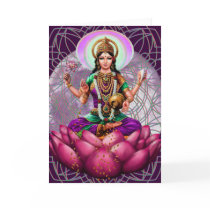 Goddess Lakshmi - Fortune greeting card
