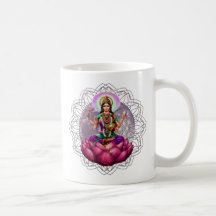 Goddess Lakshmi mandala Mugs