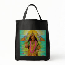 Goddess Lakshmi Tote Bags