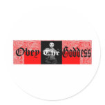 Goddess Logo Stickers