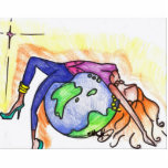 Goddess of earth and the skies cut outs