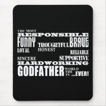 Godfathers Birthdays & Christmas : Qualities Mousemat
