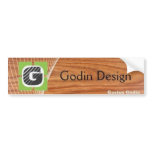 Godin Design bumper stiker bumper stickers