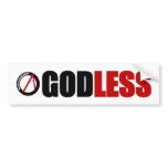 Godless Bumper Sticker bumper stickers