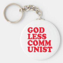 Godless Communist Keychains