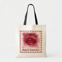 GODMOTHER Bag - PINK Rose with Lace