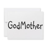 GodMother Black invitations