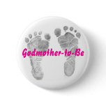 Godmother-to-Be buttons