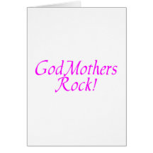 GodMothers Rock! Greeting Cards