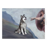 God's Alaskan Malamute Greeting Cards
