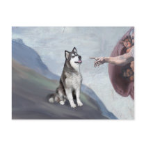 God's Alaskan Malamute Postcards