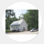 GOD'S FRONT PORCH ROUND STICKER