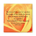 God's Garden Poem - magnet