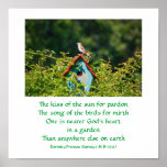 God's Garden (poem) - poster / print