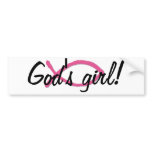 God's girl! Bumper Sticker bumper stickers