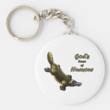 God's joke key chain