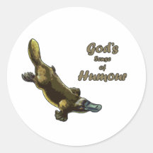 God's joke stickers