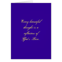 God's Love... "Thinking of You" Card